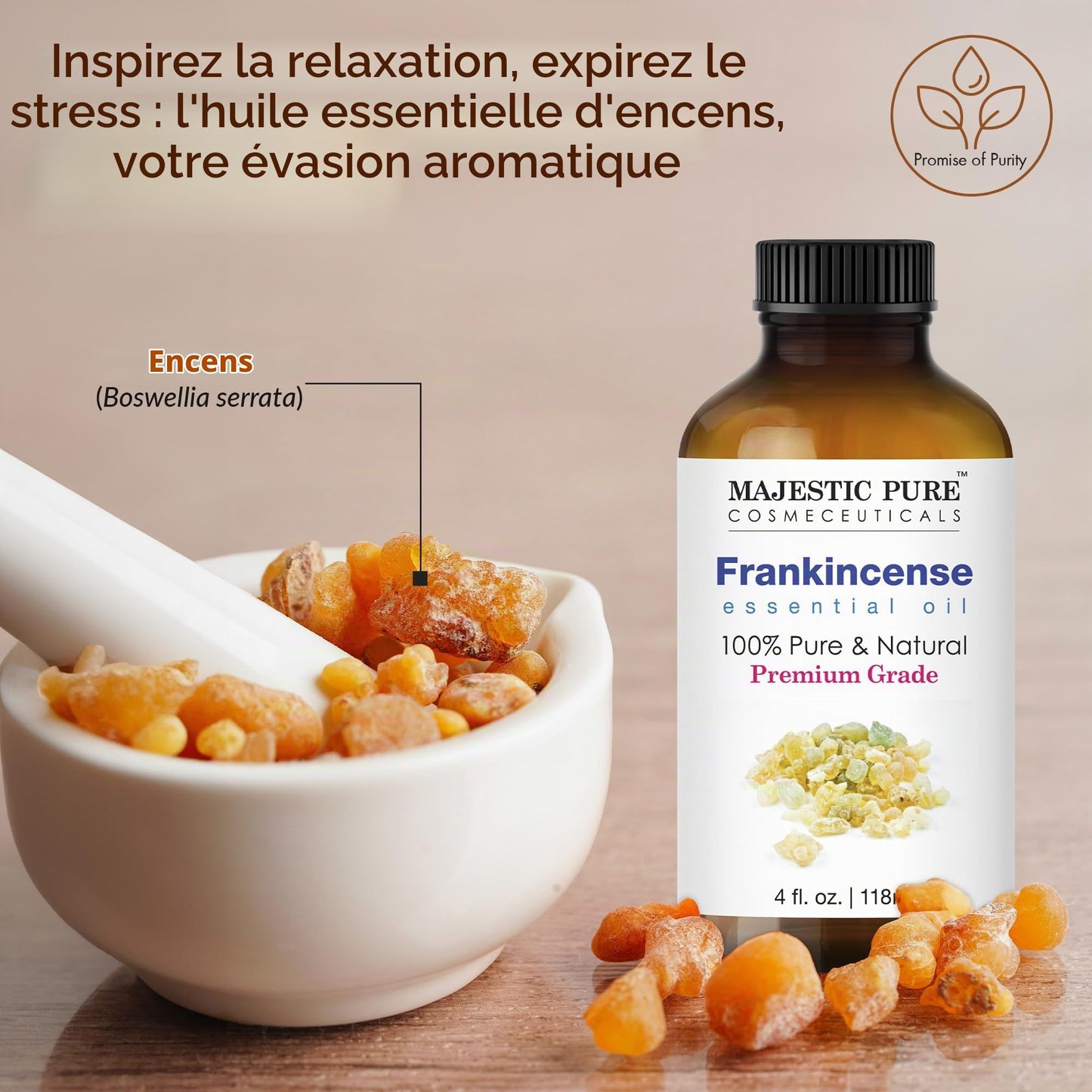 Majestic Pure Huile Essentielle Tea Tree (Arbre à Thé), 118ml