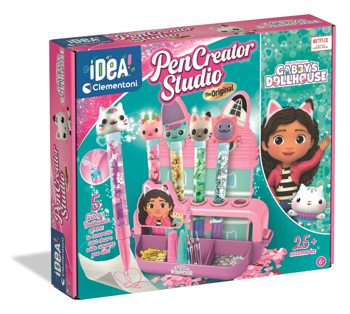 Atelier Hello Kitty 5 Stylos Figurines Décorations et Stickers Dès 6 Ans