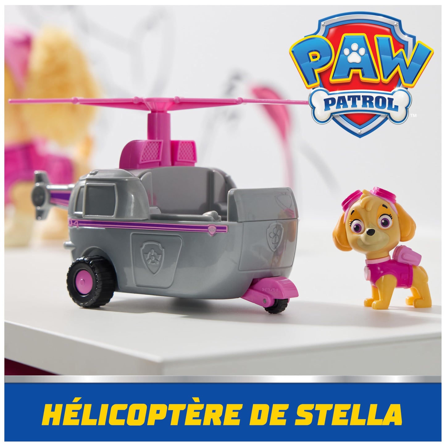 Paw Patrol - Pat Patrouille - Véhicule 15 Cm Et Figurine Liberty