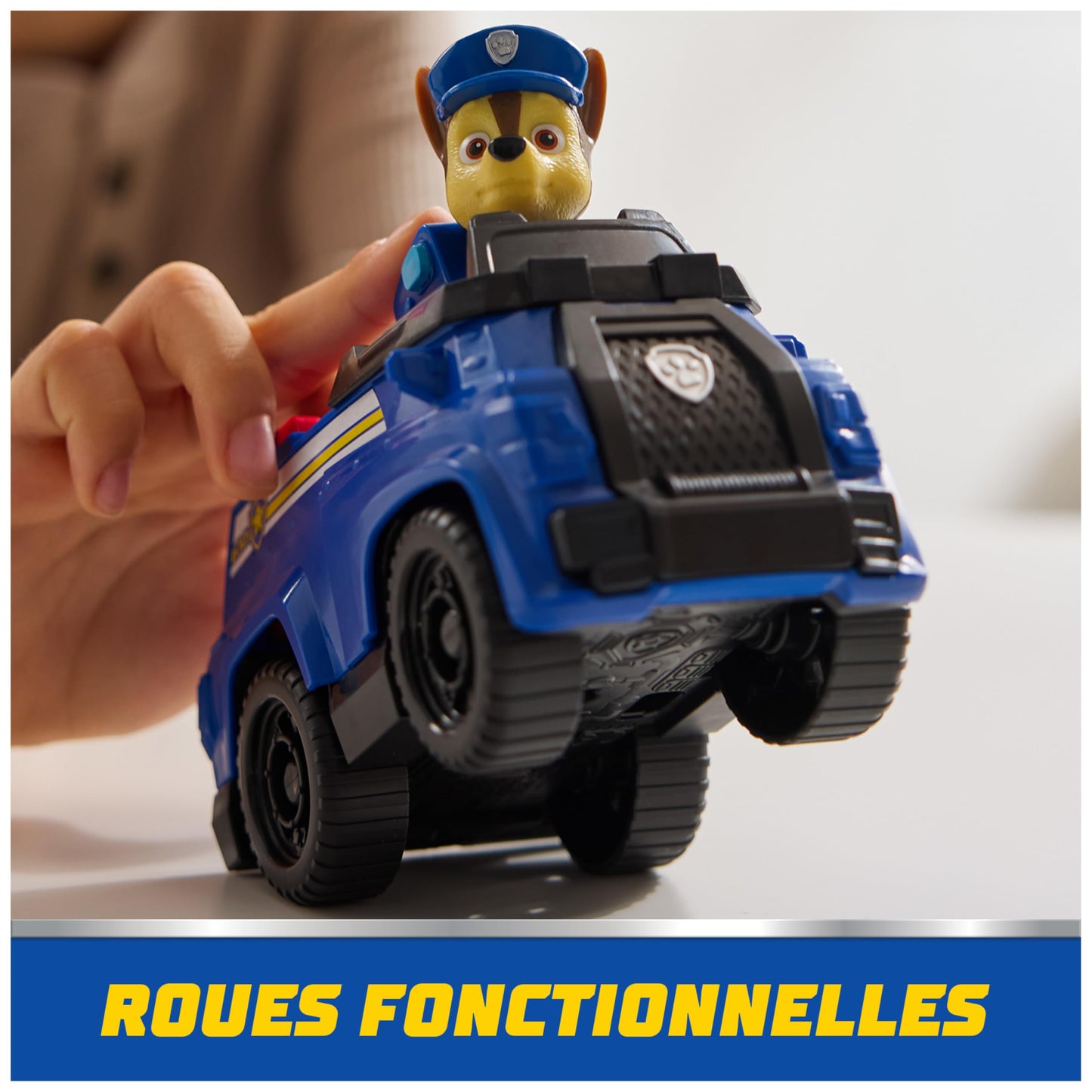 Paw Patrol - Pat Patrouille - Véhicule 15 Cm Et Figurine Liberty