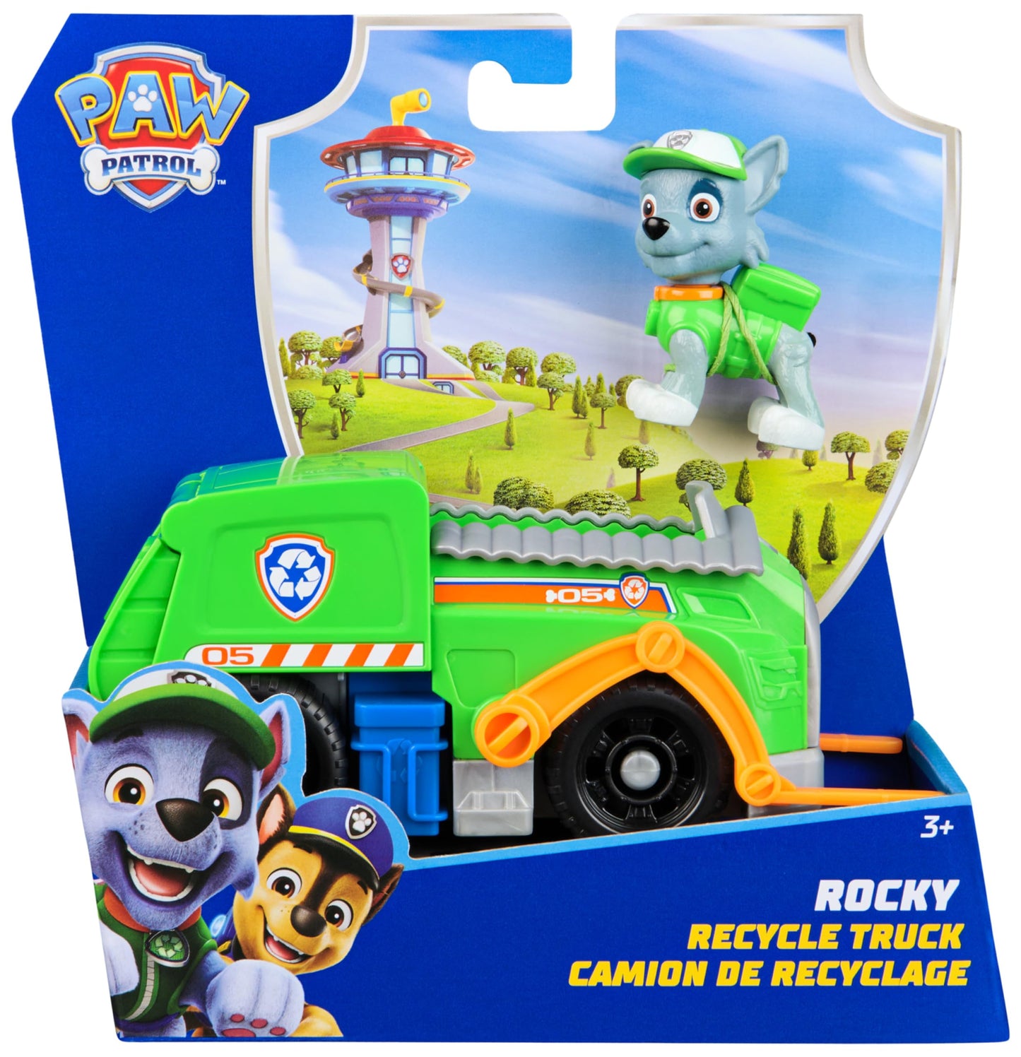 Paw Patrol - Pat Patrouille - Véhicule 15 Cm Et Figurine Liberty