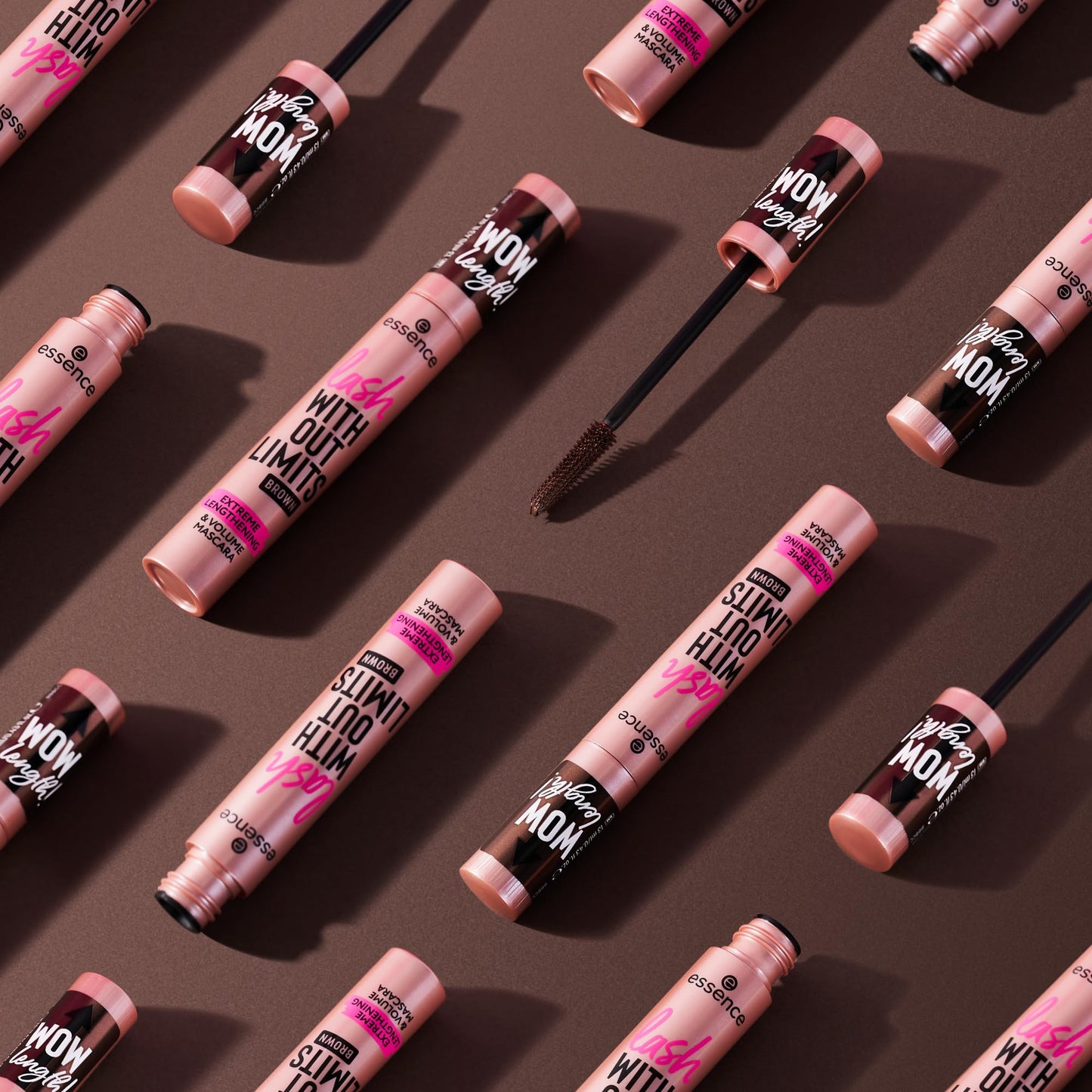 essence lash WITHOUT LIMITS EXTREME LENGTHENING & VOLUME MASCARA, longue durée, augmentant le volume, ultra noir, allongeant (13ml)