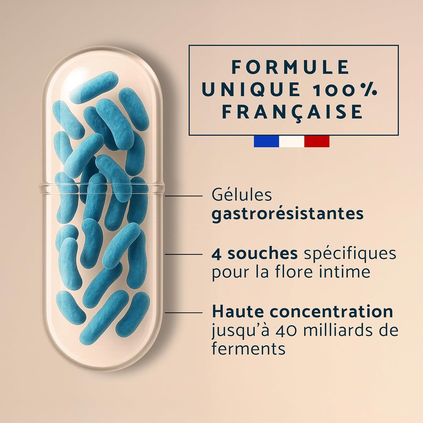 Apyforme Probio+ Intima Probiotique Flore Intime 40 Milliards UFC/Jour