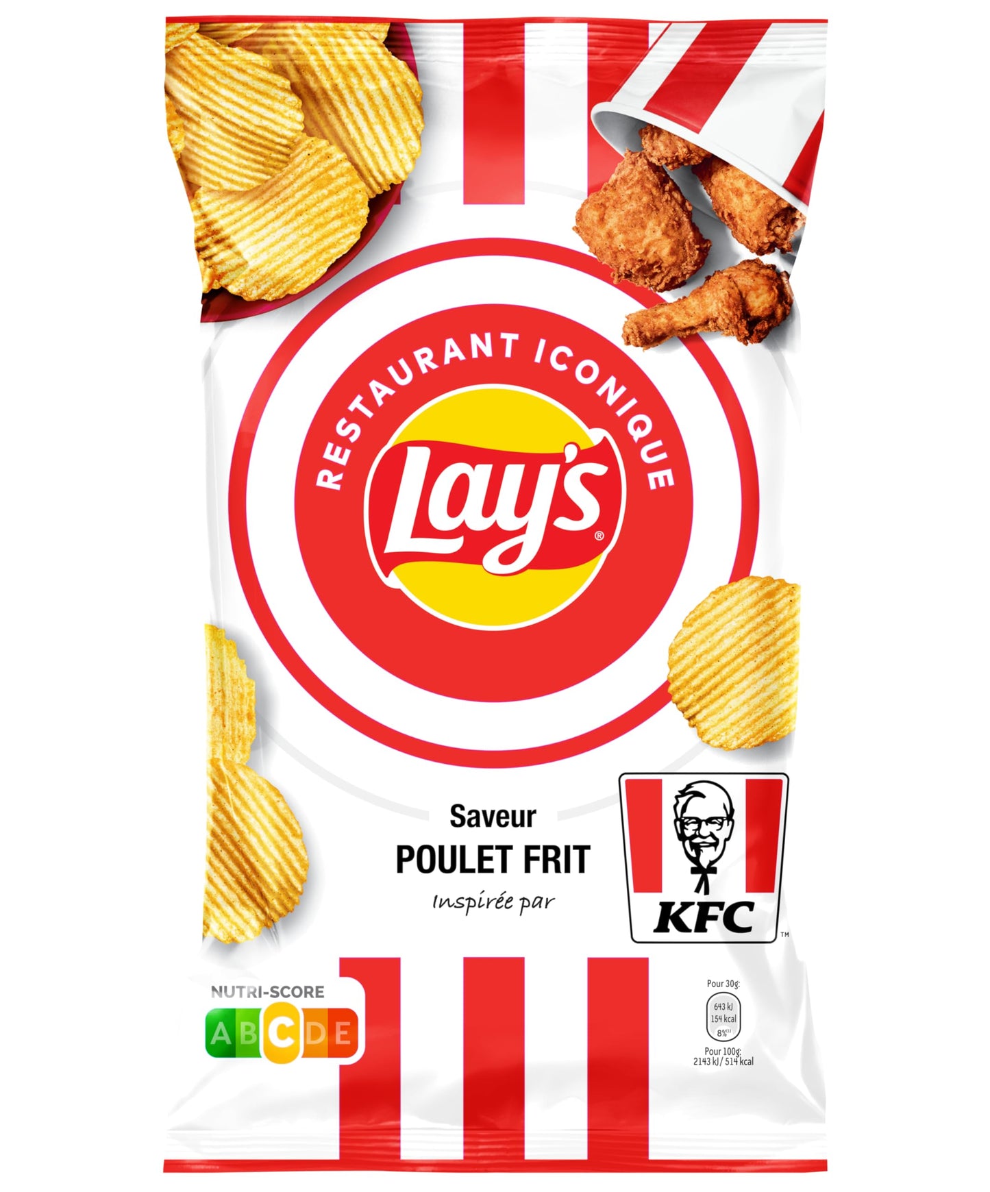 LAY'S Iconique Chips Saveur KFC 120g