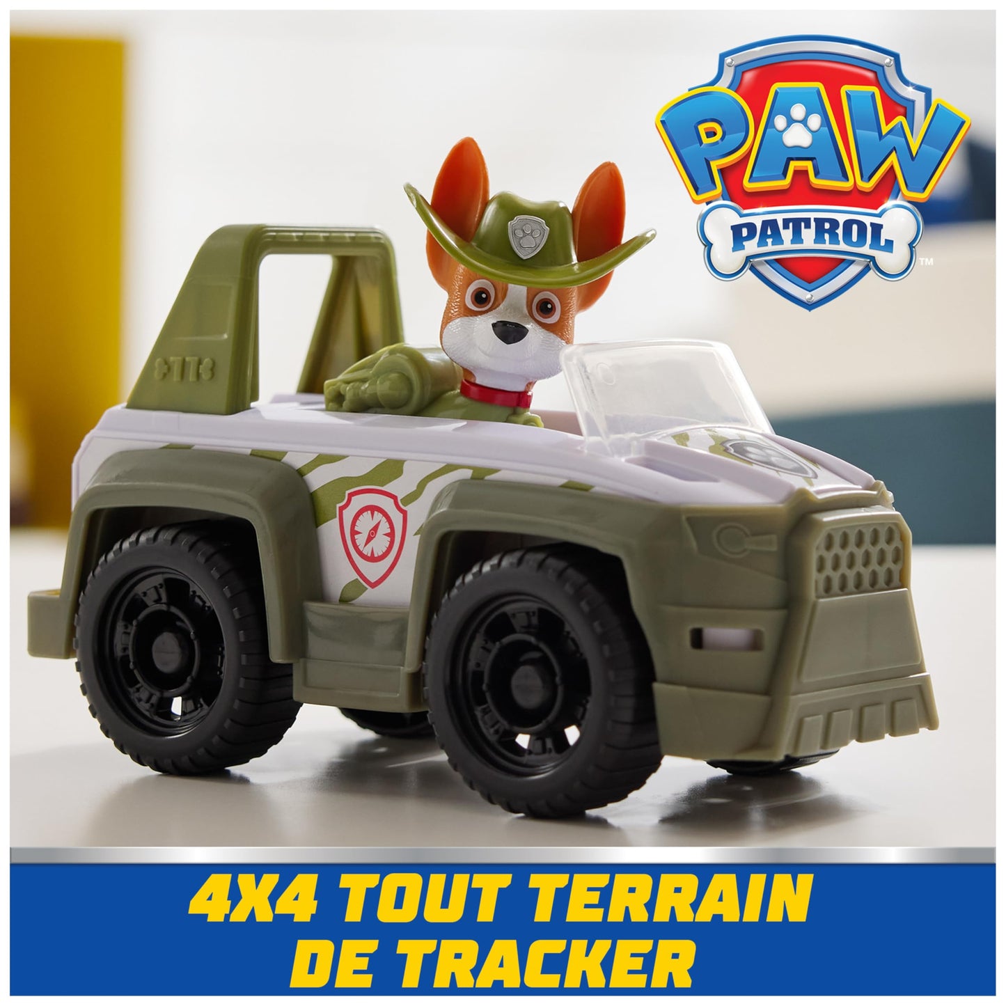 Paw Patrol - Pat Patrouille - Véhicule 15 Cm Et Figurine Liberty