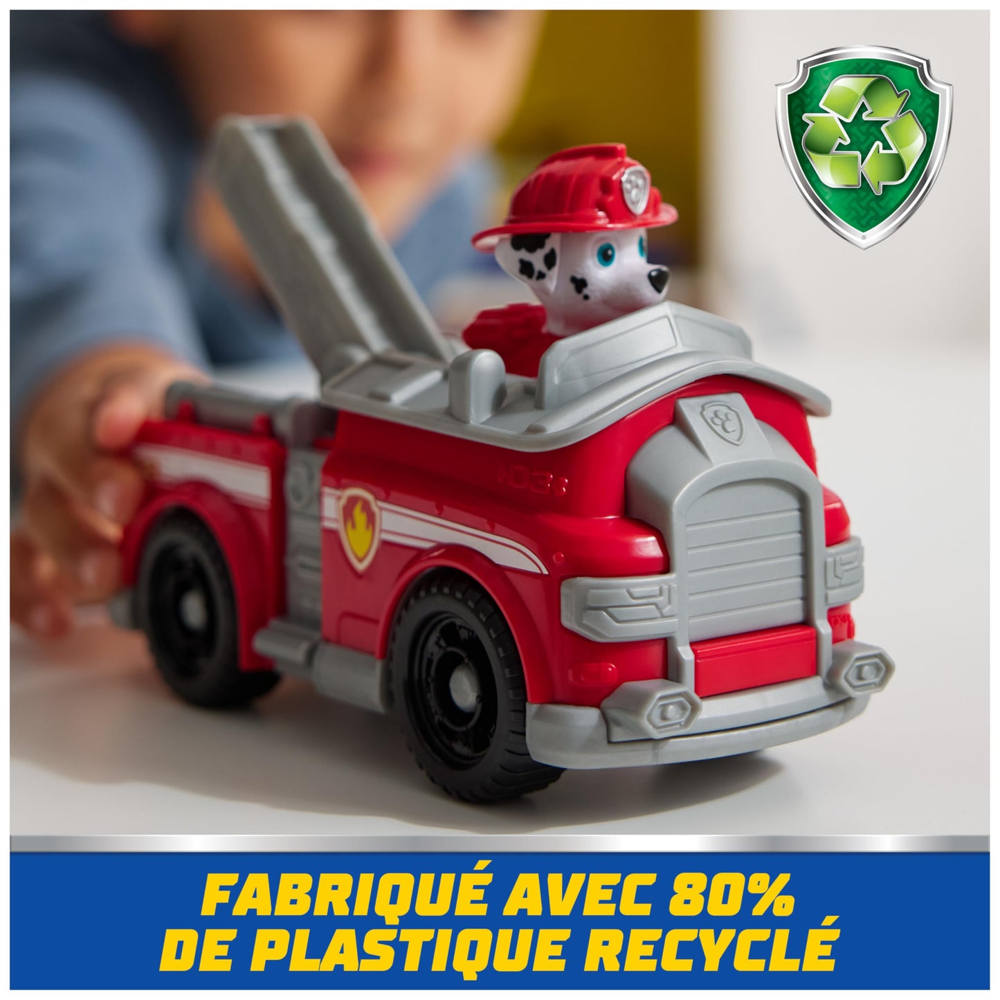 Paw Patrol - Pat Patrouille - Véhicule 15 Cm Et Figurine Liberty