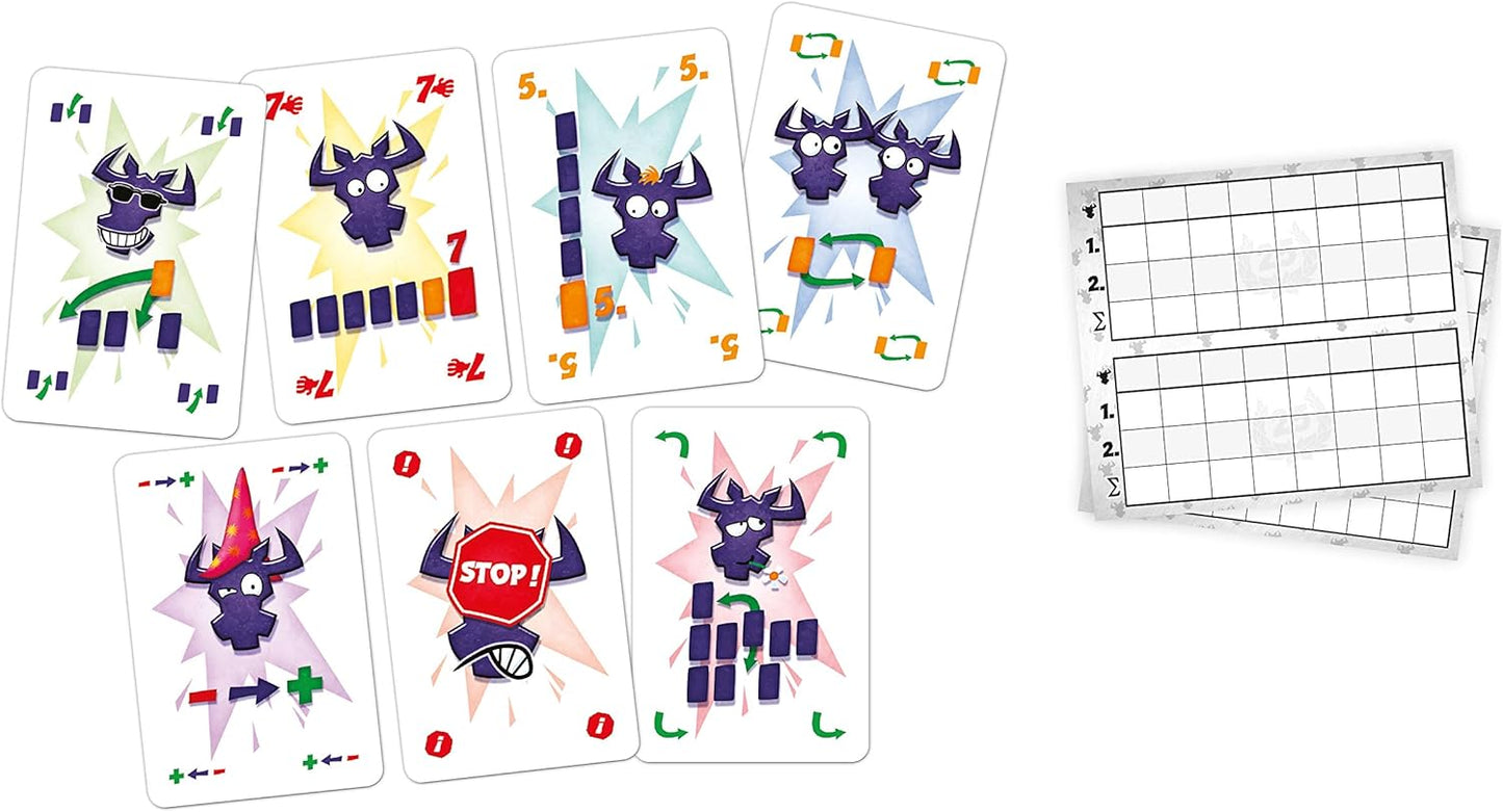 GIGAMIC - 6 Qui Surprend ! - Jeux de société - Jeux de cartes dès 10 ans - Jeu d'ambiance pour enfant, famille et amis - 28 Cartes Spéciales - De 2 à 10 joueurs - 45 Min - Version Française - AMZIX