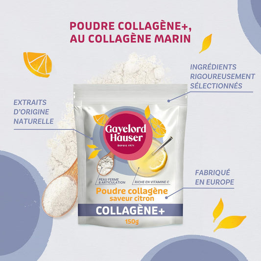 GAYELORD HAUSER - Collagène Marin Hydrolysé Citron - 150g