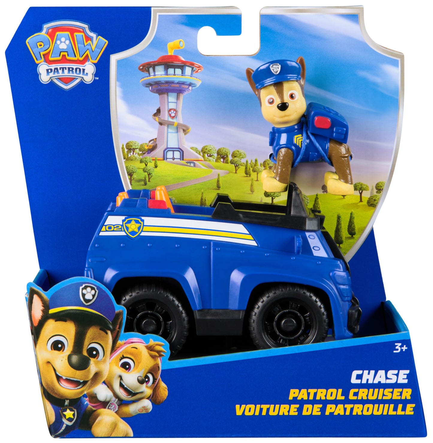 Paw Patrol - Pat Patrouille - Véhicule 15 Cm Et Figurine Liberty