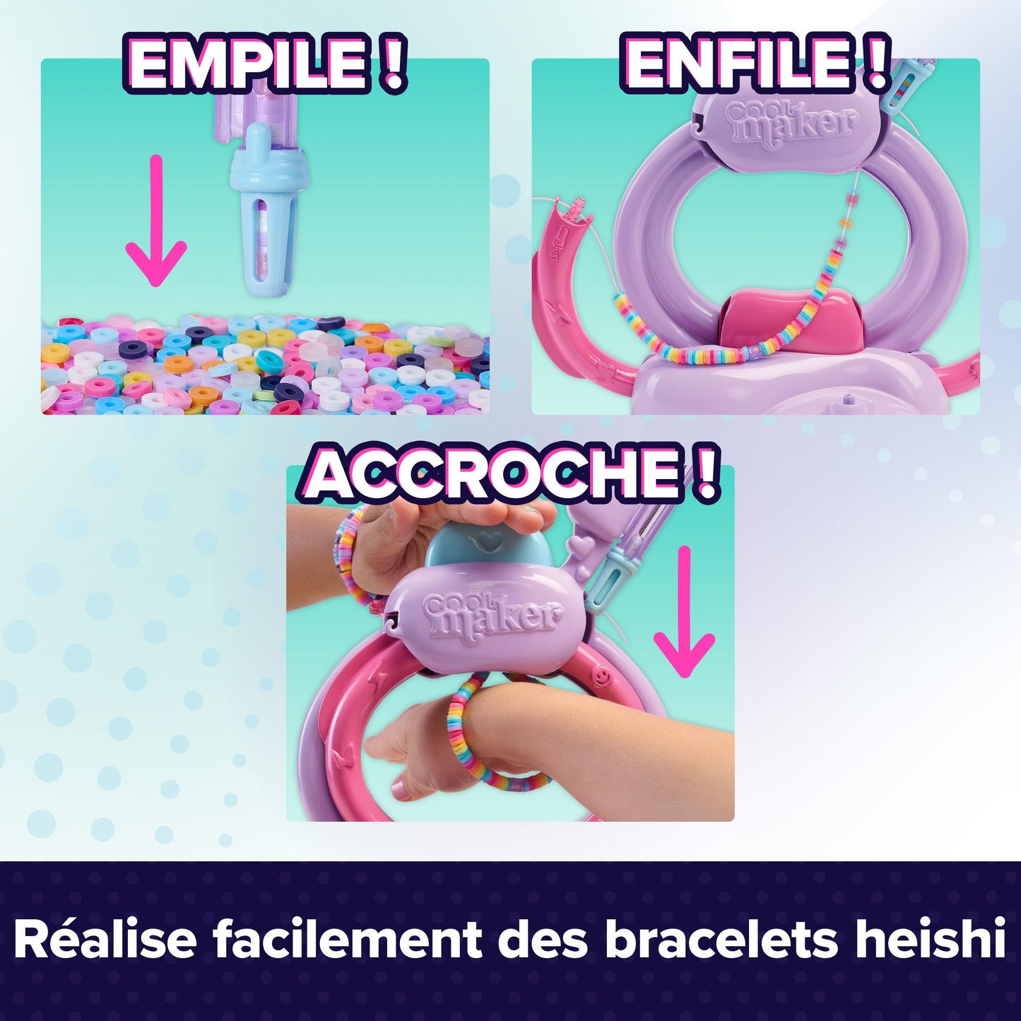 Cool MAKER - Recharges Atelier Bracelets Heishi - Activité Manuelle Enfant