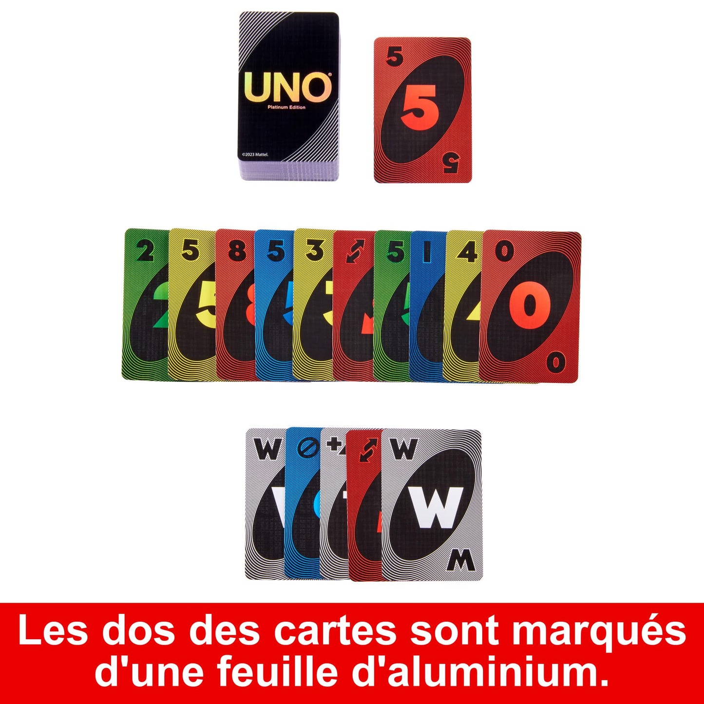 Mattel Games UNO Jeu de Cartes, 7+ Ans, 2-10 Joueurs