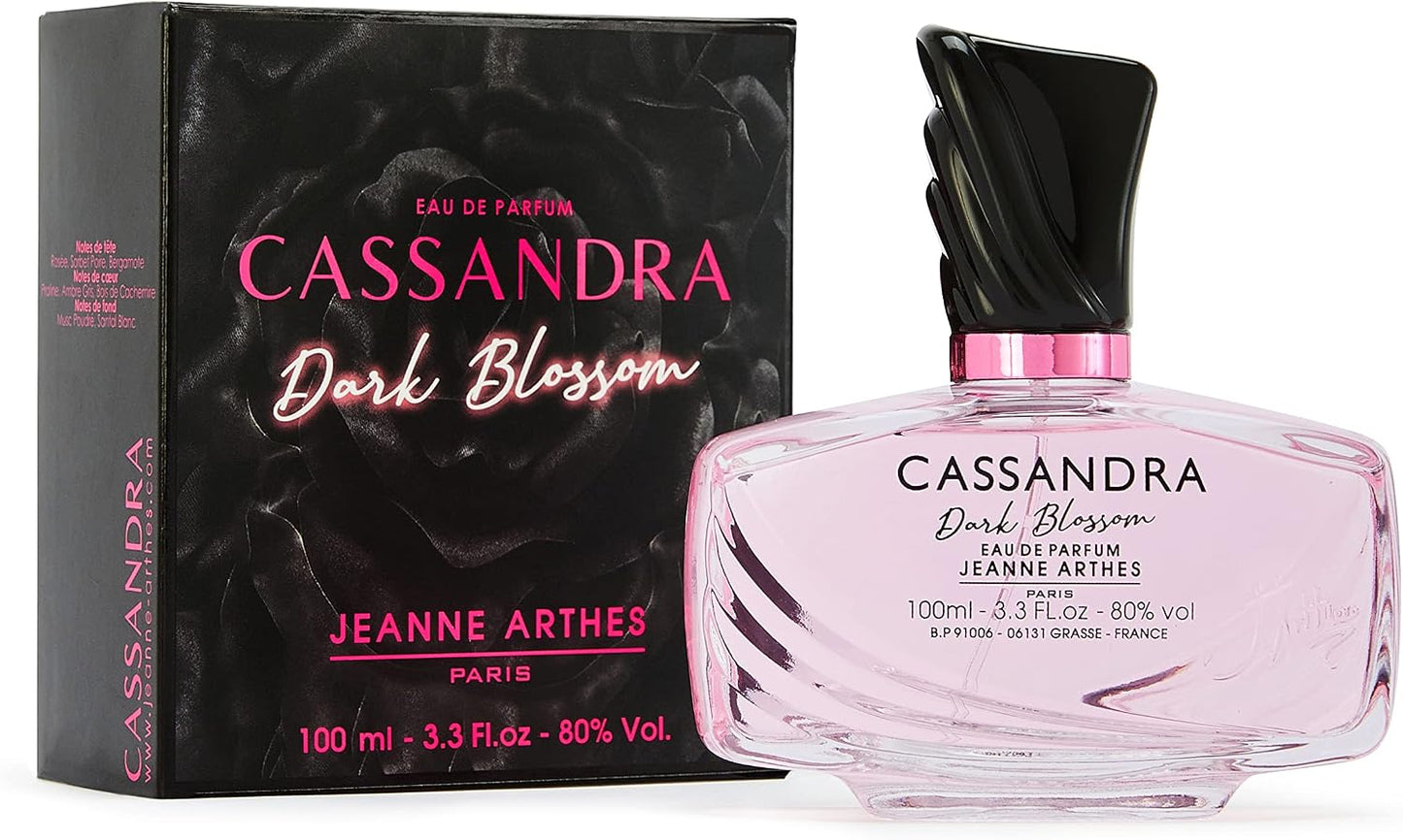 JEANNE ARTHES - Parfum Femme Cassandra Dark Blossom - Eau de parfum - Flacon Vaporisateur 100 ml - Fabriqué en France à Grasse