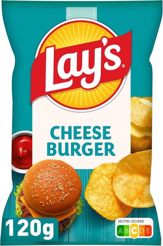Patatas fritas LAY'S Sabor Cheeseburger 120g