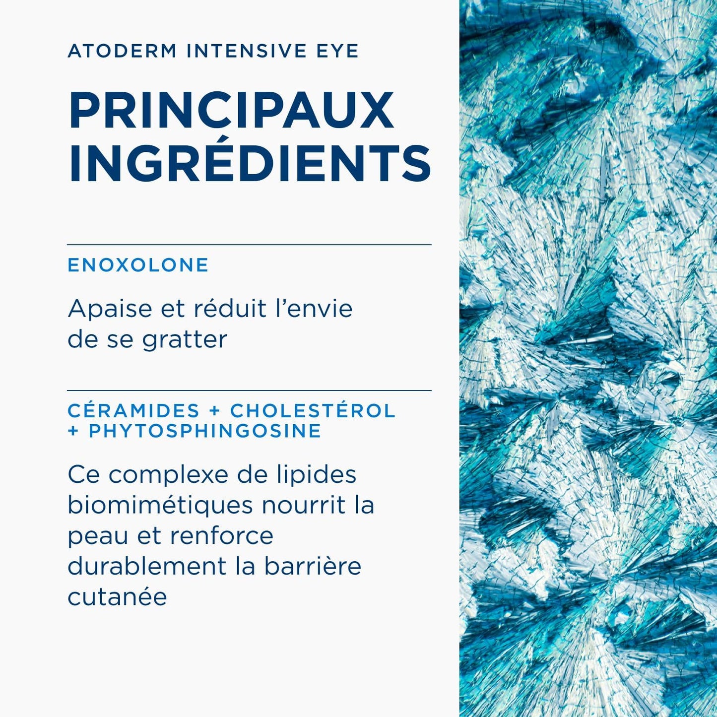BIODERMA Atoderm Intensive Eye - Soin 3-en-1 démaquillant, apaisant et réparateur des paupières - Bonne base de maquillage - Peaux très sèches, irritées à tendance atopique - Tube 100 ml