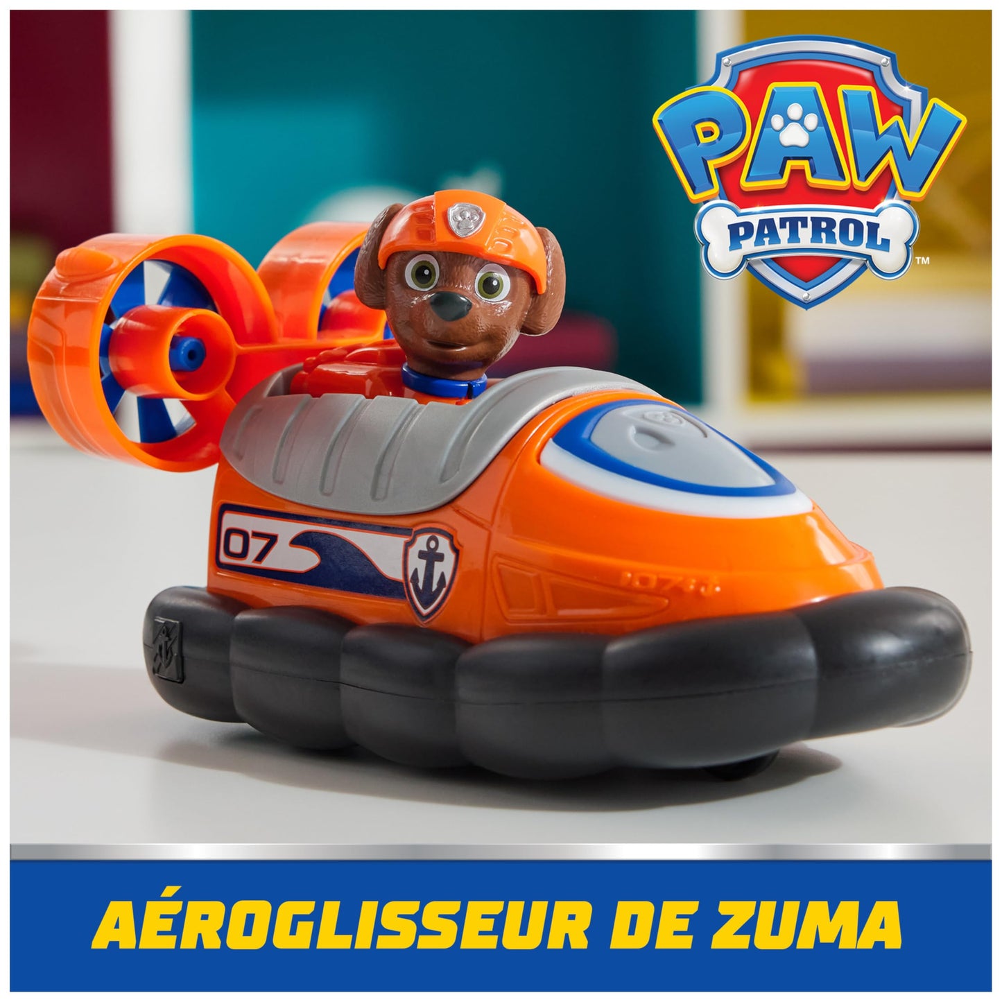 Paw Patrol - Pat Patrouille - Véhicule 15 Cm Et Figurine Liberty