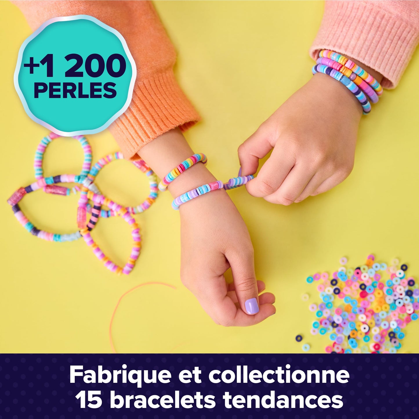 Cool MAKER - Recharges Atelier Bracelets Heishi - Activité Manuelle Enfant
