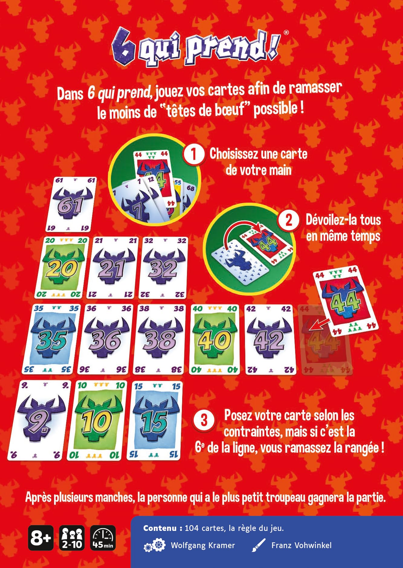 GIGAMIC - 6 Qui Surprend ! - Jeux de société - Jeux de cartes dès 10 ans - Jeu d'ambiance pour enfant, famille et amis - 28 Cartes Spéciales - De 2 à 10 joueurs - 45 Min - Version Française - AMZIX