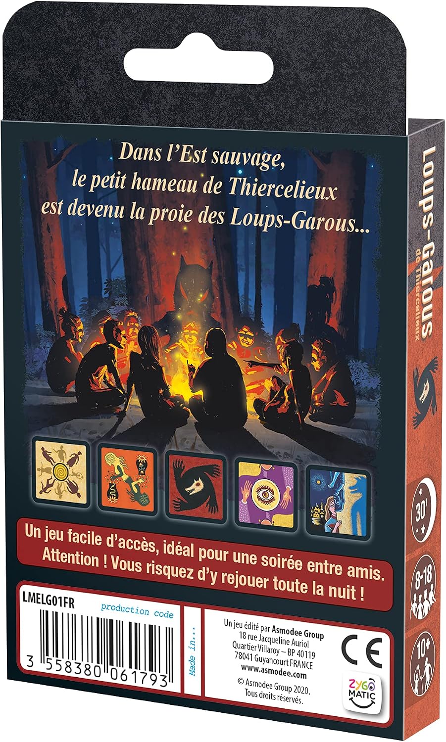Asmodee - Les Loups-GAROUS DE THIERCELIEUX - Jeu de Société de Bluff
