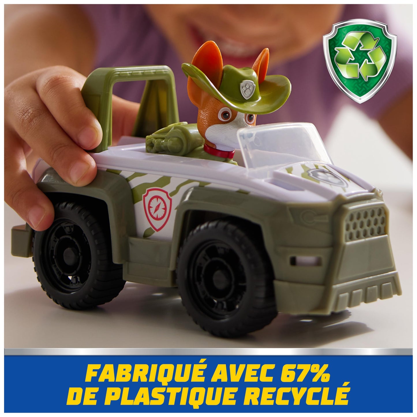 Paw Patrol - Pat Patrouille - Véhicule 15 Cm Et Figurine Liberty