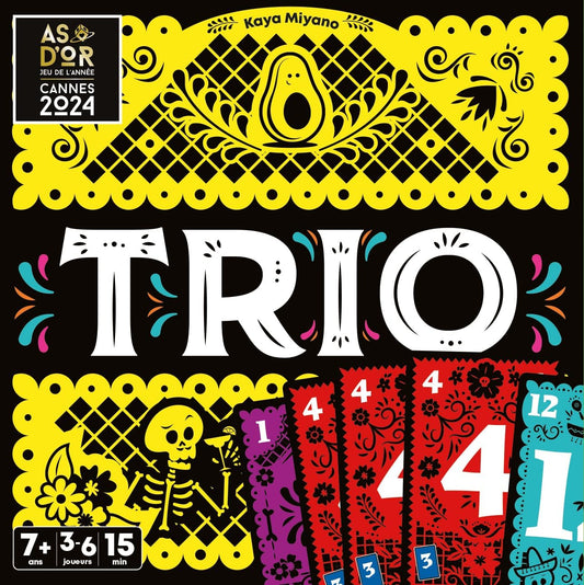 Asmodee - Trio - Jeu de Cartes Made in France - Récompensé As d'or 2024