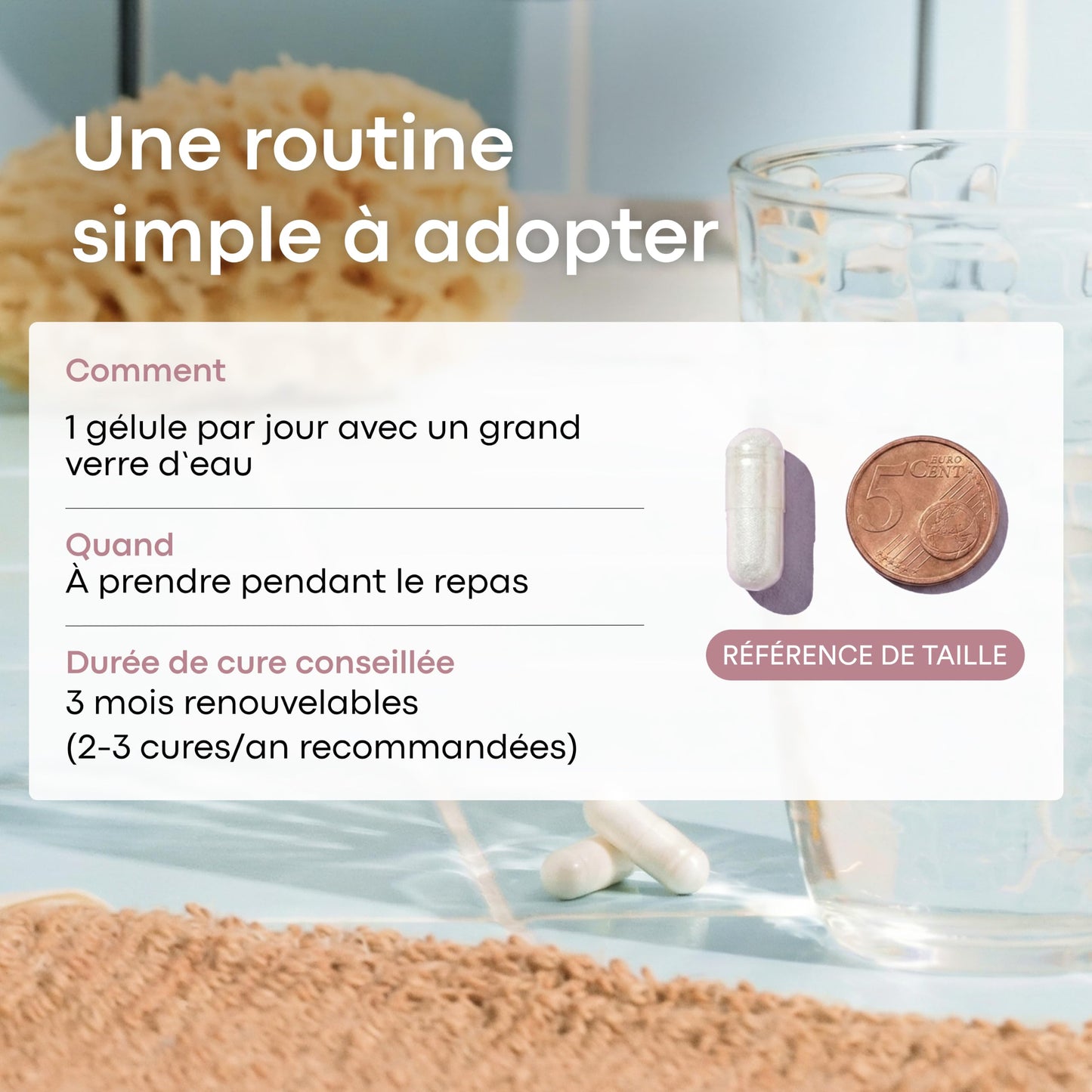 Biotine 450 µg + Sélénium et Zinc, 60 Gélules Végétales - 2 Mois