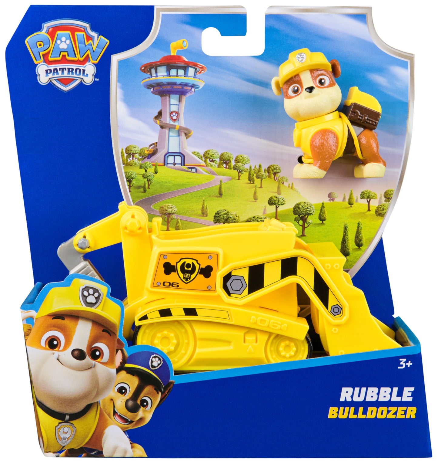 Paw Patrol - Pat Patrouille - Véhicule 15 Cm Et Figurine Liberty