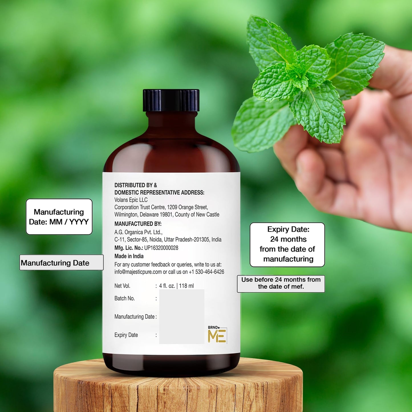 Majestic Pure Huile Essentielle Tea Tree (Arbre à Thé), 118ml
