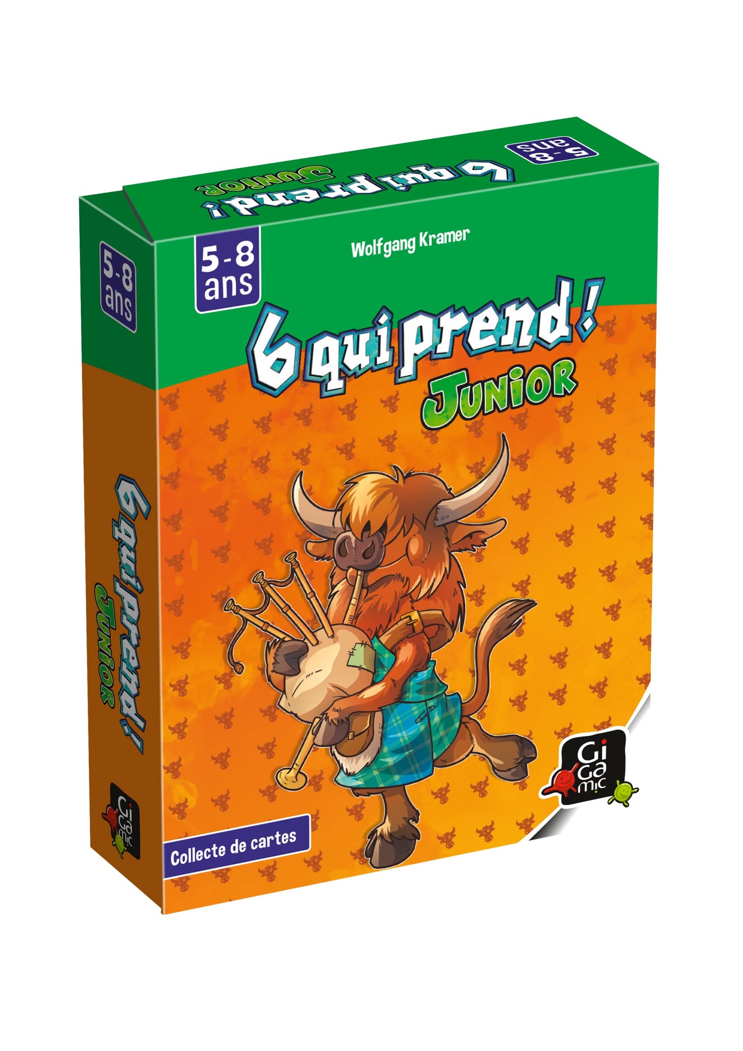 GIGAMIC - 6 Qui Surprend ! - Jeux de société - Jeux de cartes dès 10 ans - Jeu d'ambiance pour enfant, famille et amis - 28 Cartes Spéciales - De 2 à 10 joueurs - 45 Min - Version Française - AMZIX