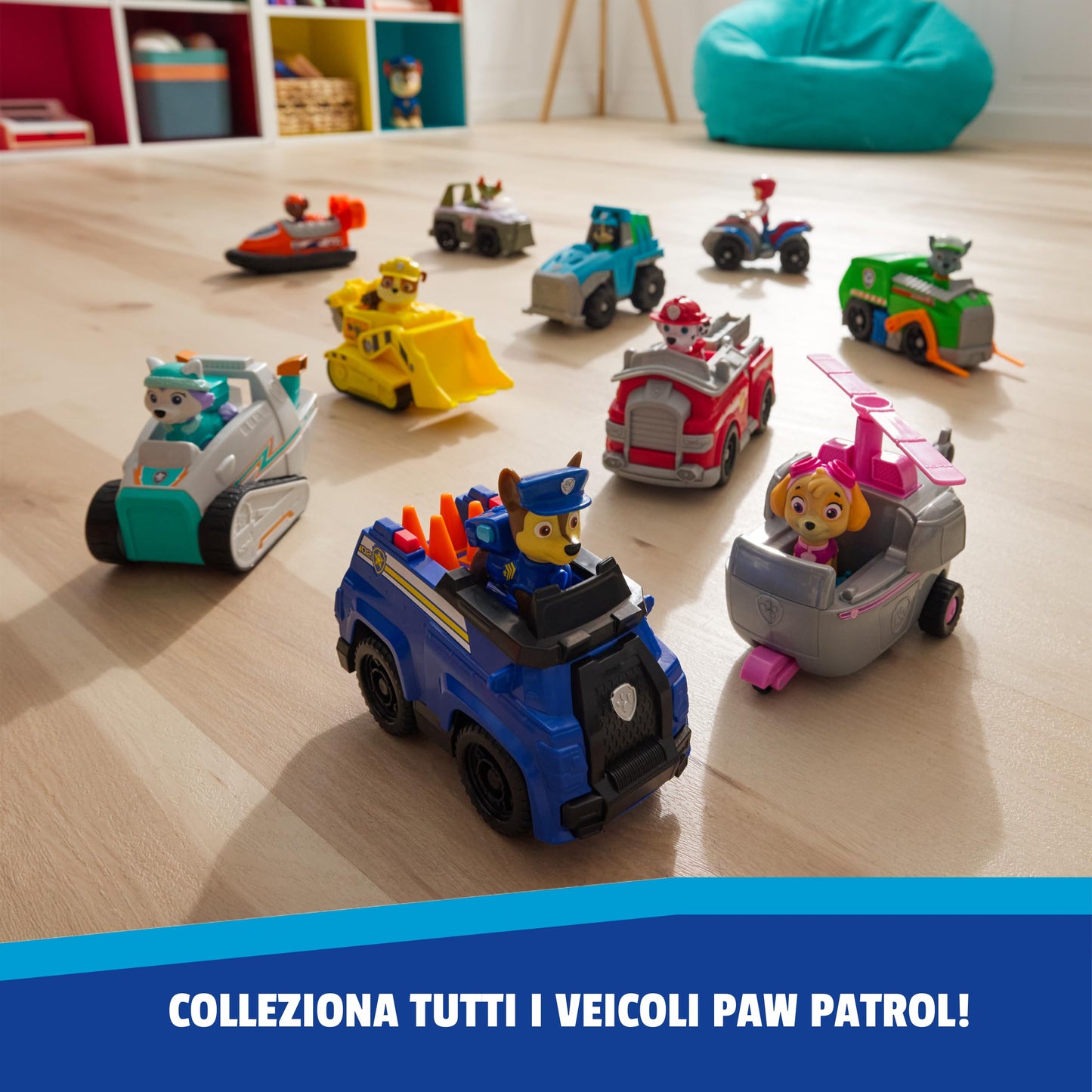 Paw Patrol - Pat Patrouille - Véhicule 15 Cm Et Figurine Liberty