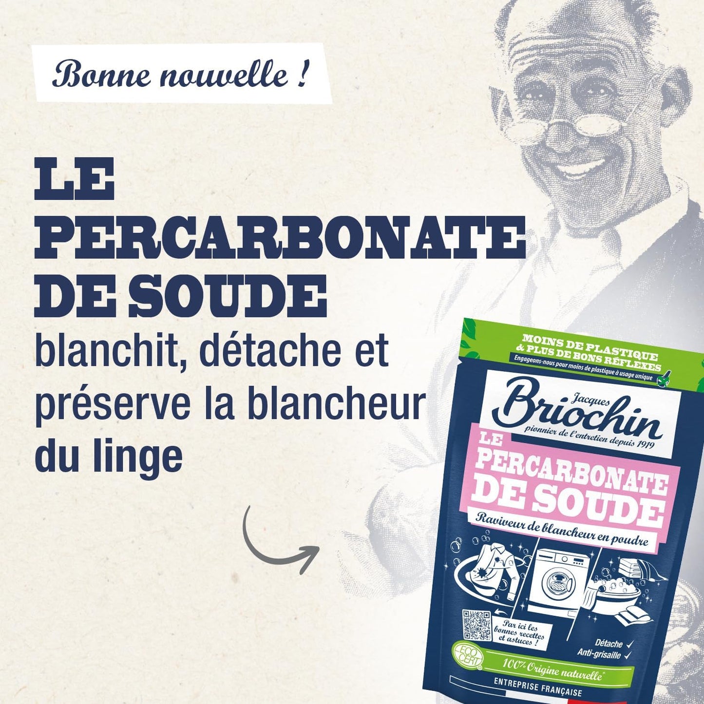 BRIOCHIN Poudre au percarbonate de soude 500g
