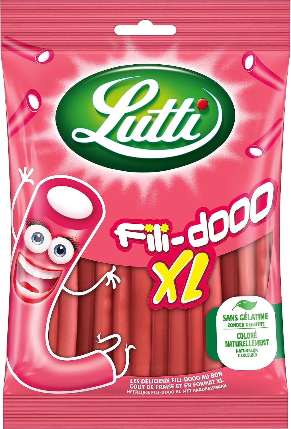 Lutti Maxi Tubs Fraise 180g