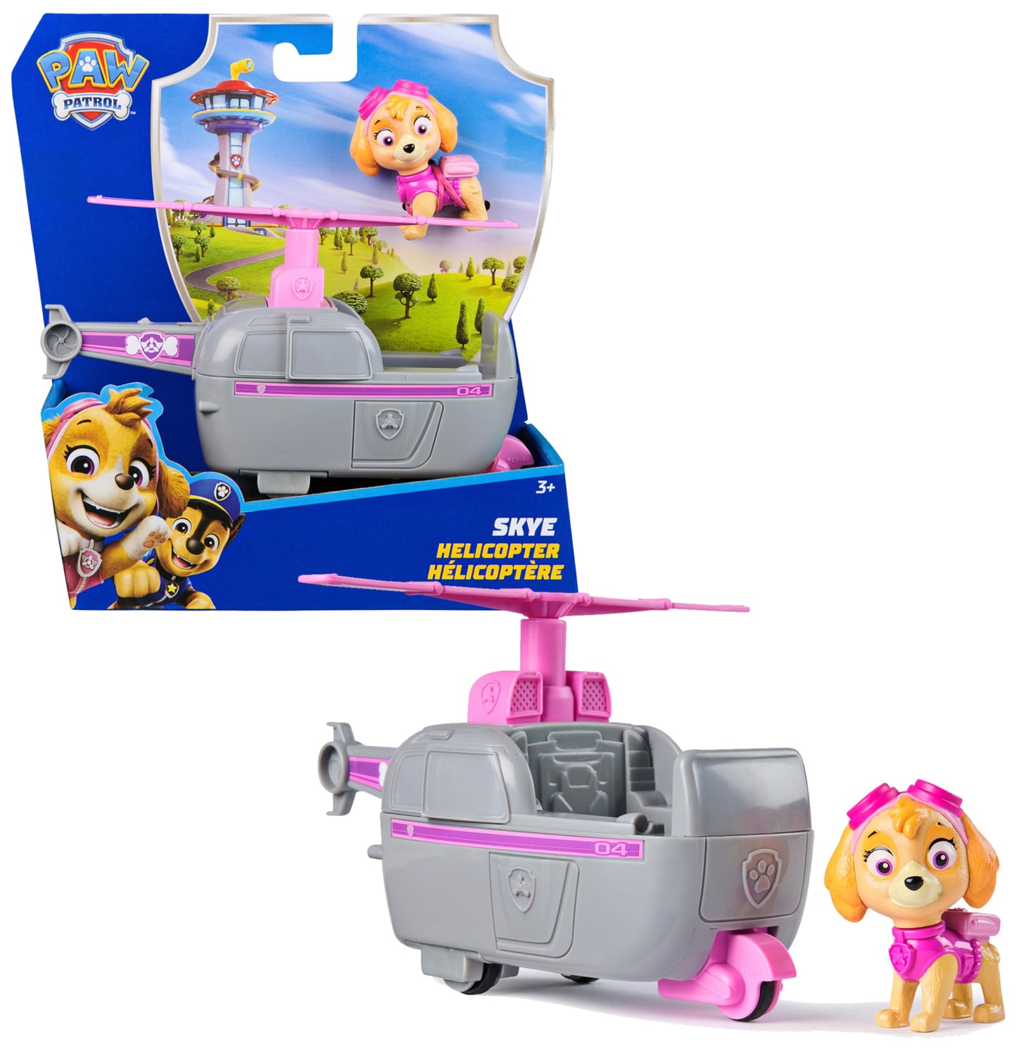 Paw Patrol - Pat Patrouille - Véhicule 15 Cm Et Figurine Liberty