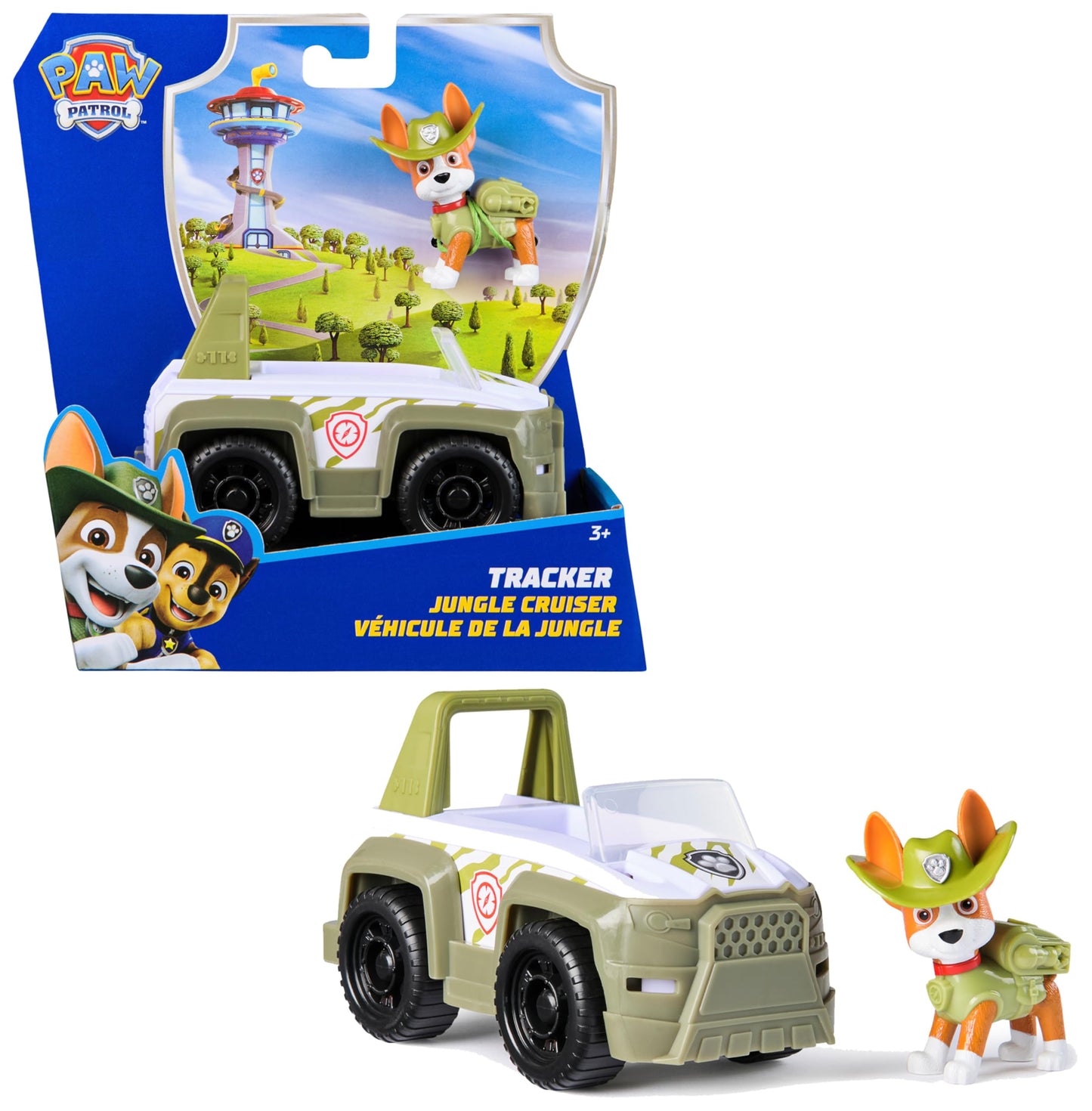 Paw Patrol - Pat Patrouille - Véhicule 15 Cm Et Figurine Liberty