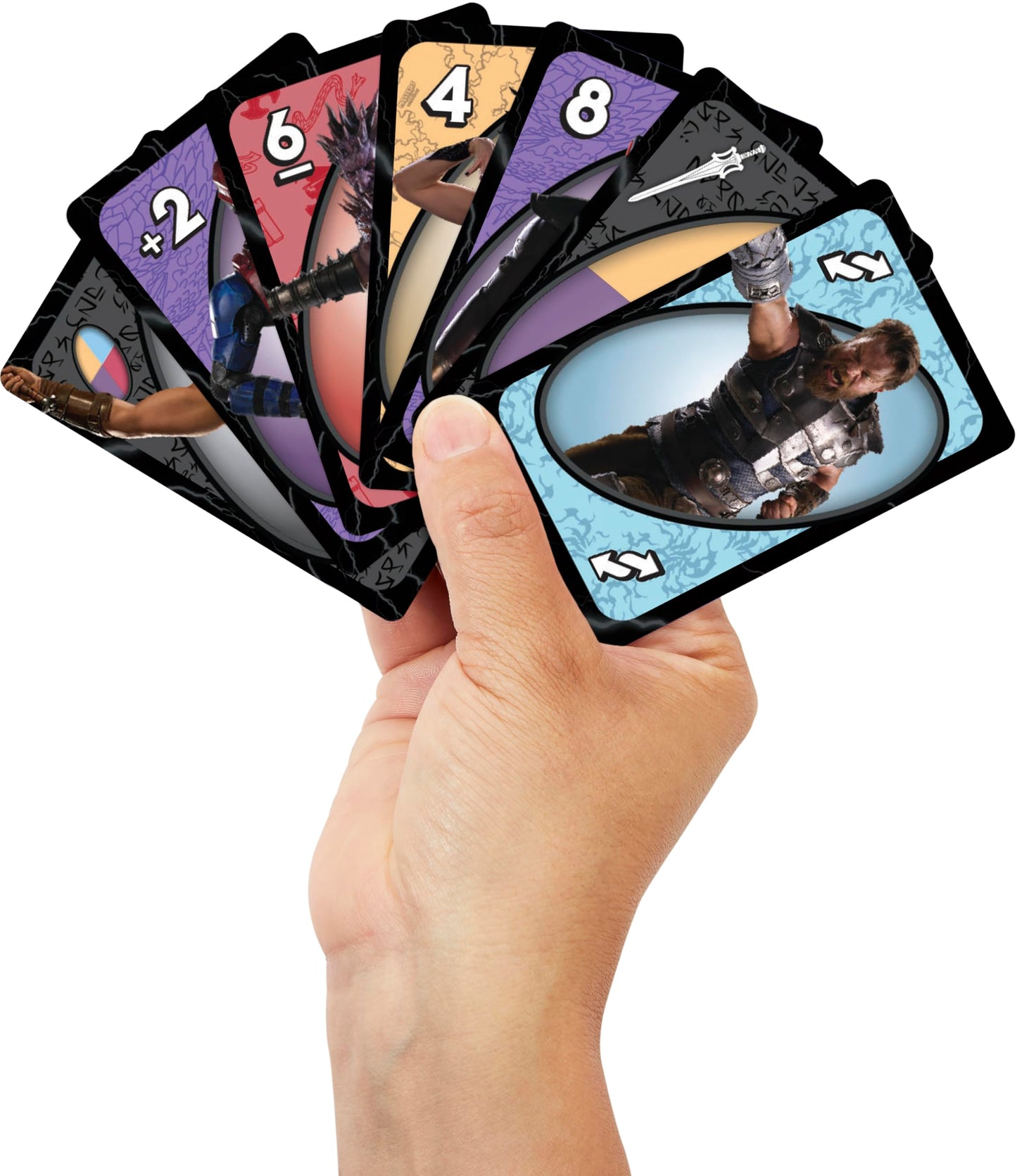 Mattel Games UNO Minecraft Jeu de Cartes, Cadeaux pour Enfants et soirée en Famille, sur Le thème du Jeu vidéo Minecraft, Jeux de Voyage, boîte de Rangement, HJC88