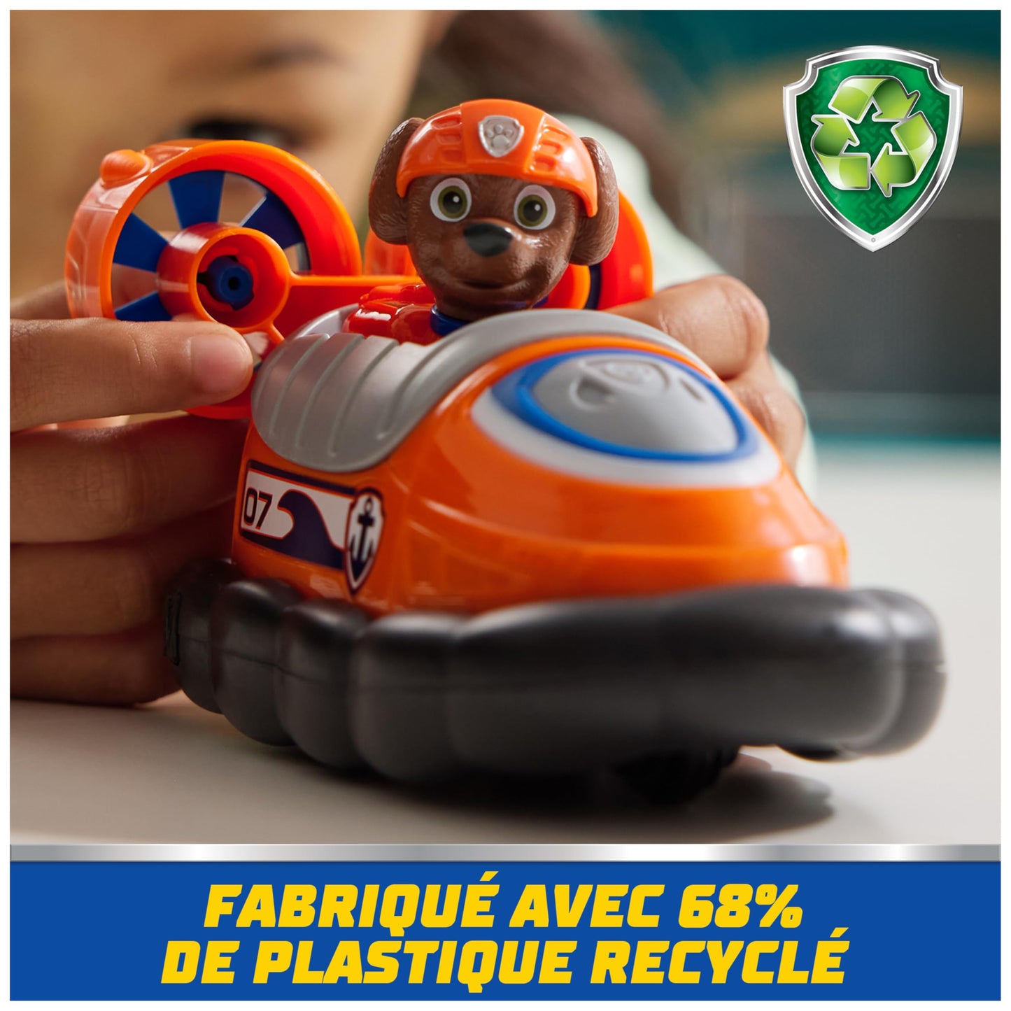 Paw Patrol - Pat Patrouille - Véhicule 15 Cm Et Figurine Liberty