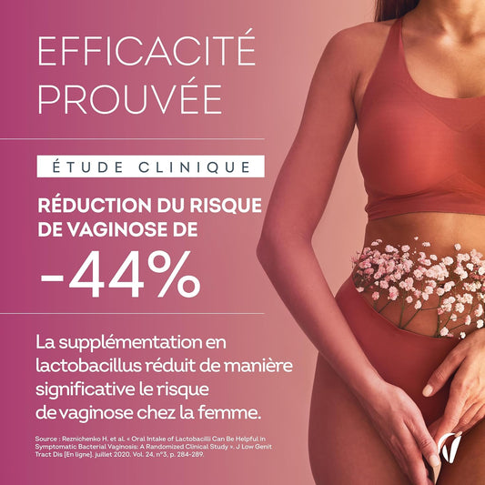 Vitavea Probiotiques Flore Intime - Jusqu'à 40 Milliards UFC - 6 Souches Dont Lactobacillus Gasseri & Crispatus - Vitamine B2 pour Muqueuses Saines - 60 Gélules - Fabriqué en France