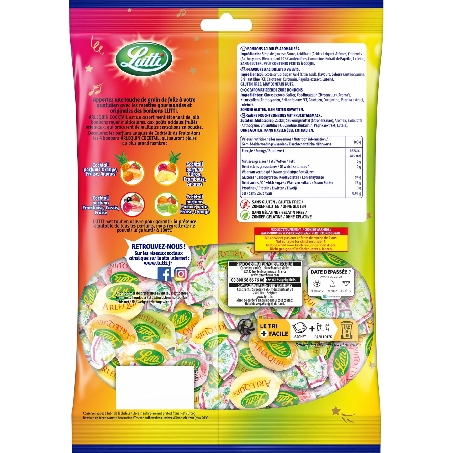 Lutti Arlequin Original 400g