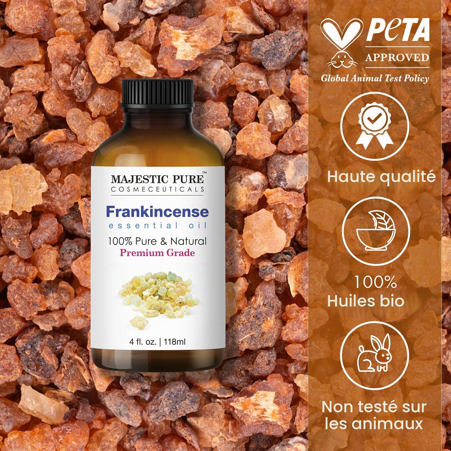 Majestic Pure Huile Essentielle Tea Tree (Arbre à Thé), 118ml