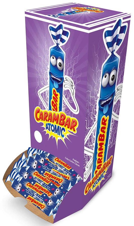 CARAMBAR Bonbons Carambar Barbe à Papa Boite 180 pièces, Rose (Lot de 1)