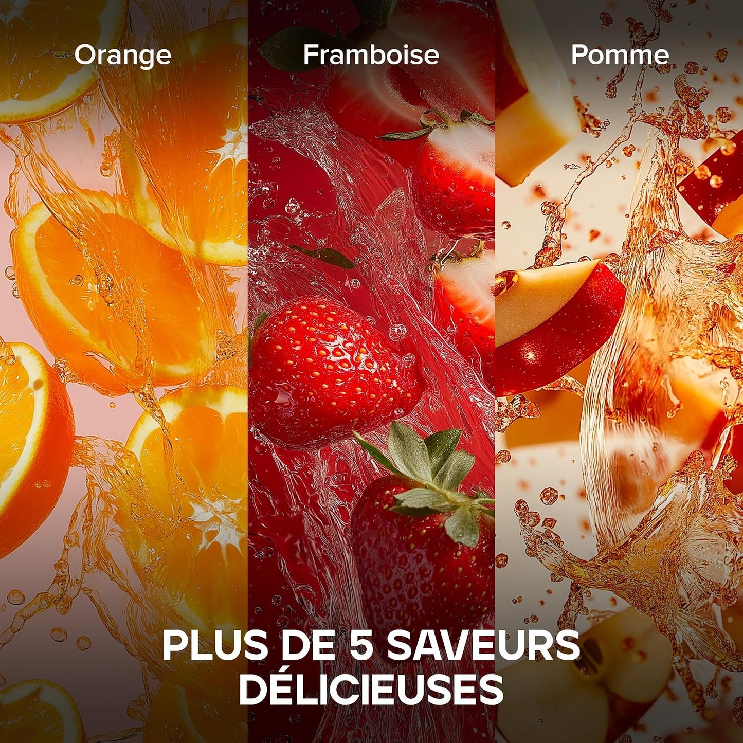 Bulk Collagène et Vitamine C en Poudre, Orange, 500 g