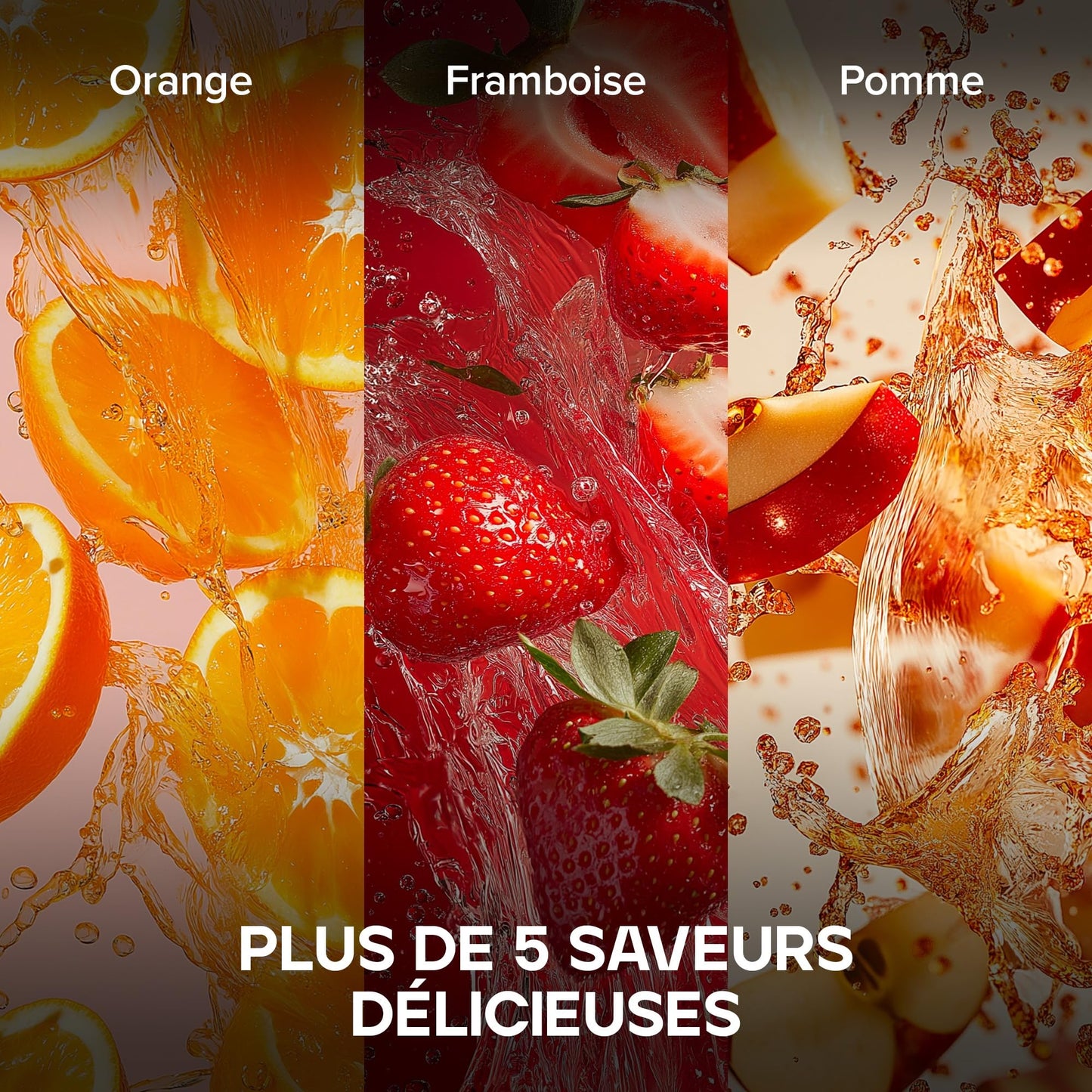 Bulk Collagène et Vitamine C en Poudre, Orange, 500 g