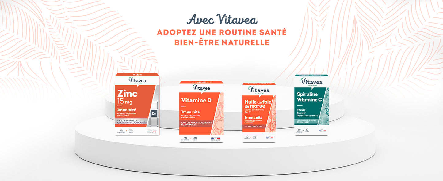 Vitavea Bien-être - Vitamina D - Inmunidad Huesos y Músculos - 30 comprimidos