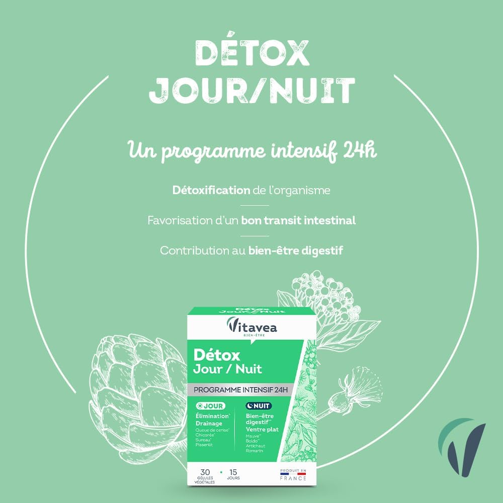 Vitavea Bien-être - Détox Jour/Nuit Programme Intensif - 15 jours