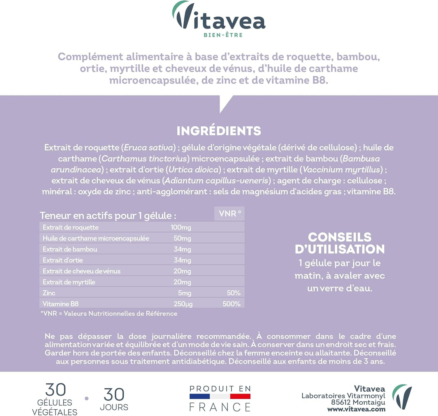 Vitavea Bienestar - Experto Caída del Cabello - Complejo Capilar - 30 días