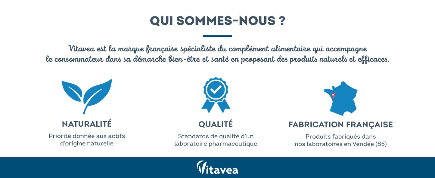 Vitavea Bien-être - Magnésium 300mg Vitamine B6 - Fatigue - Cure 45 jours