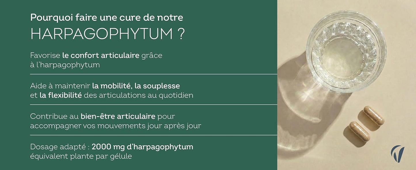 Vitavea Bien-être - Harpagophytum 2000mg - Confort Articulaire - 45 jours