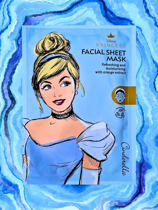 Masque visage Disney Princess en tissu à l'orange - Cendrillon - Mes Petits Moments