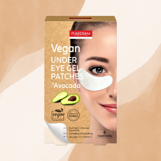 Patch Contour des Yeux Nourrissant à l'avocat Vegan Purederm x6