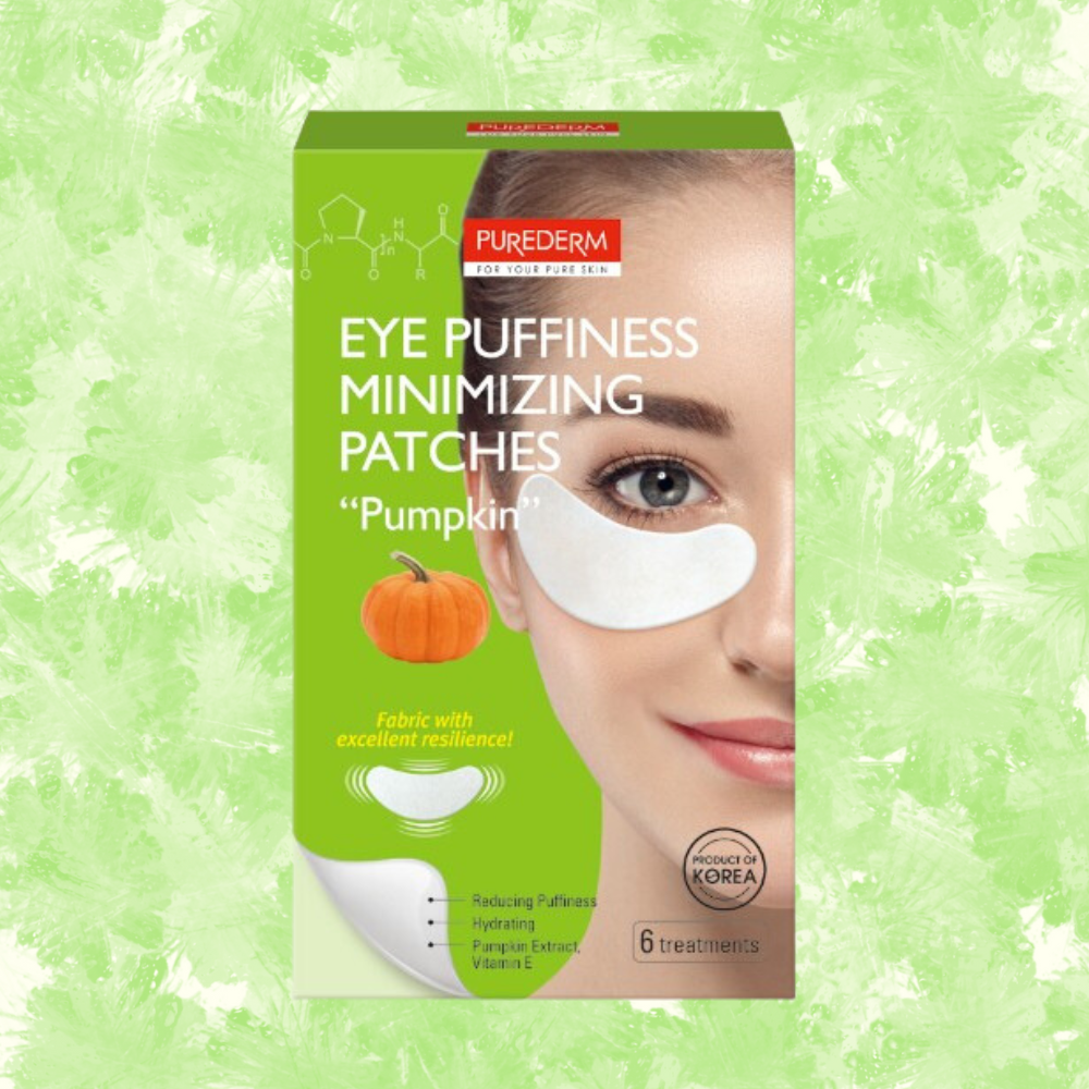 Patch Contour des Yeux Décongestionnant à la Citrouille Purederm x6