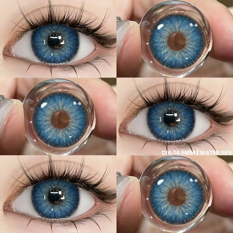 Lentilles de Contact Colorées Marron, Gris, Vert Bleu Effet Naturel 1 an PATAYA - SERBIE - RIAYDH